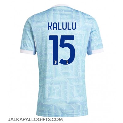 Juventus Pierre Kalulu #15 Vieraspaita 2025-26 Lyhythihainen Juventus Pierre Kalulu #15 Vieraspaita 2025-26 Lyhythihainen